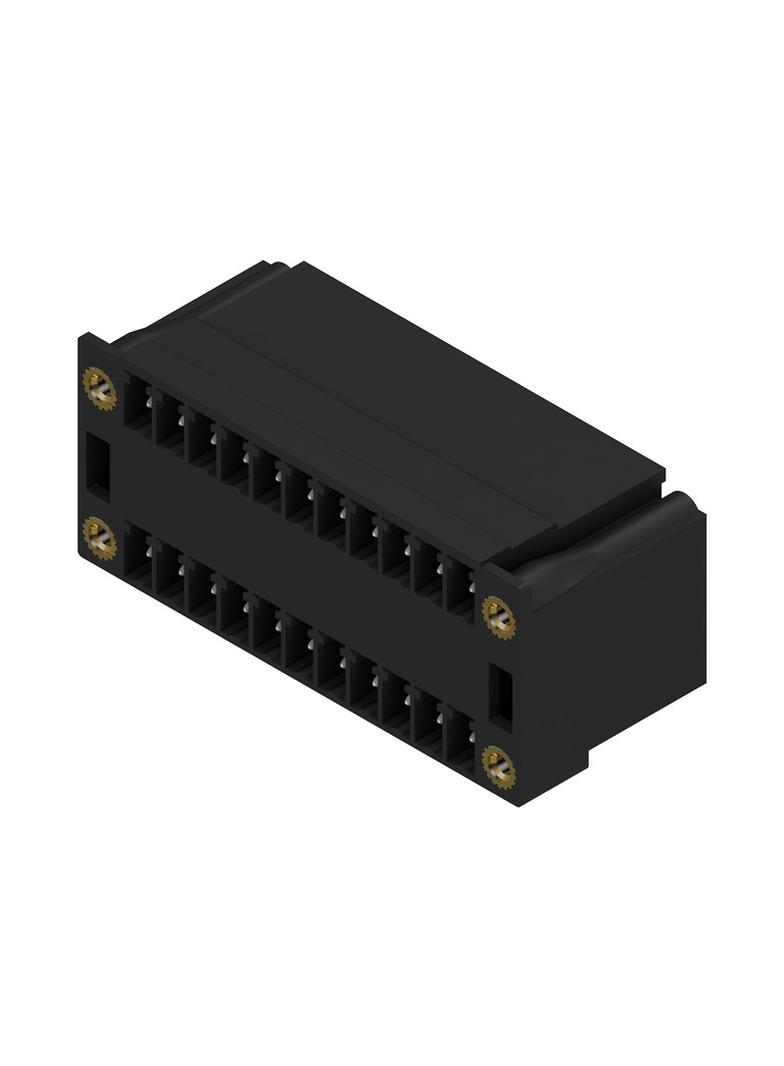 SCD-THR 3.81/22/90F 3.2SN BK BX Wtyki PCB (złącza płyty), 3.81 mm, Liczba biegunów: 22, kąt odejścia: 90° /50szt./ 1974310000 WEIDMÜLLER