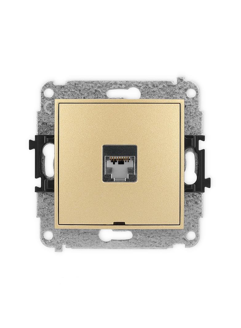 ICON Mechanizm gniazda komputerowego pojedynczego 1xRJ45, kat. 5e, ekranowany, 8-stykowy, bez pola o