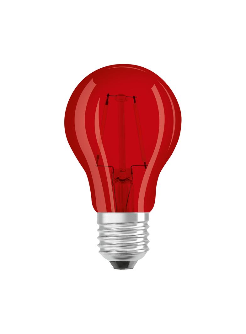 Lampa LED STAR CL A Red 15 non-dim 2,5W E27