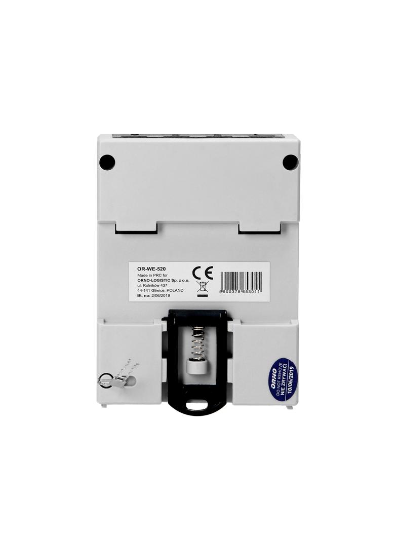 3-fazowy licznik energii elektrycznej 80A MID 3 moduły DIN TH-35mm OR-WE-520 ORNO