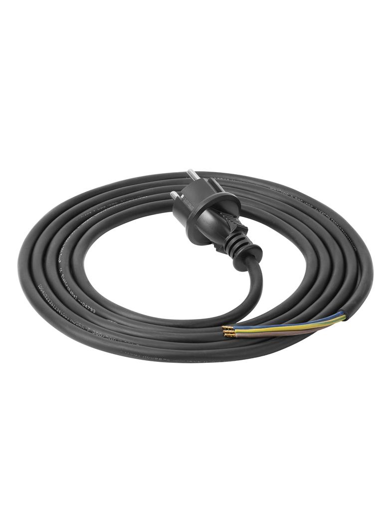 Przewód przyłączeniowy wtyczka guma 3x1mm2 IP44, 3m