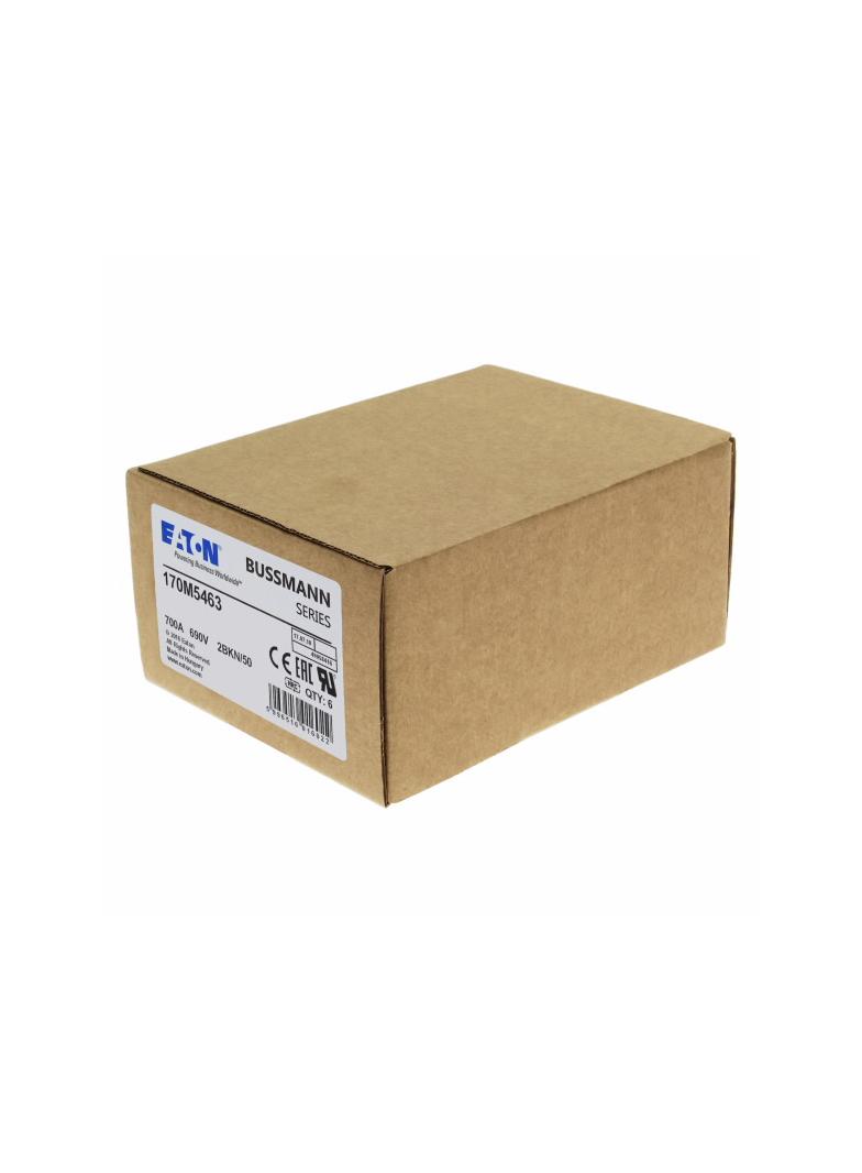 FUSE 700A 690V 2BKN/50 AR UC Wkładka szybka 700A AC 690V rozmiar 2 aR IEC UL 170M5463 EATON