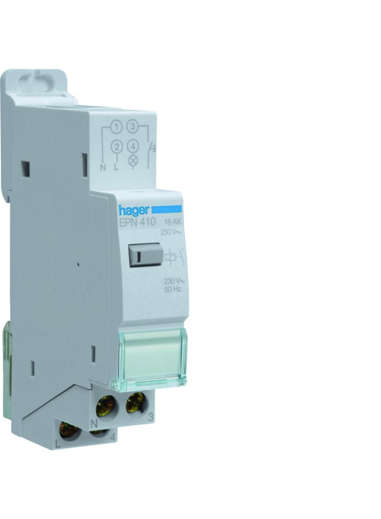 Przekaźnik bistabilny elektroniczny 1Z 230V 16A EPN410 HAGER