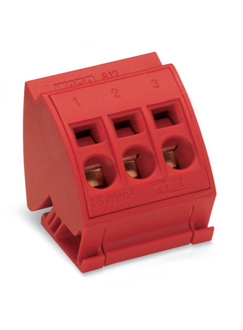 blok potencjałowy 16 mm2 czerwony