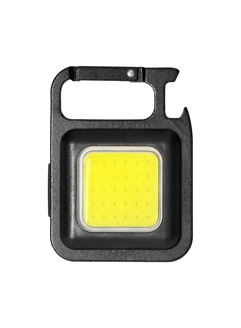 Mocna MINI latarka LED kieszonkowa + brelok magnes otwieracz uchwyt nóżka