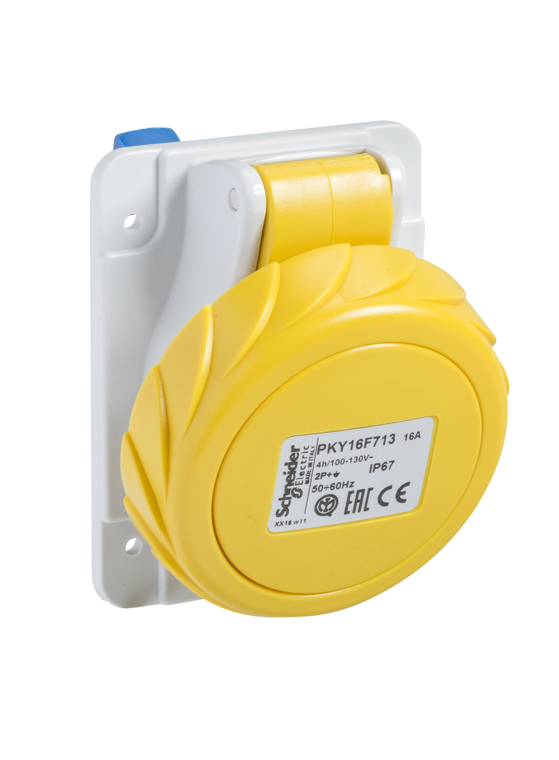 GNIAZDO SKOŚNE IP67 32A 3P+E 110V 4H