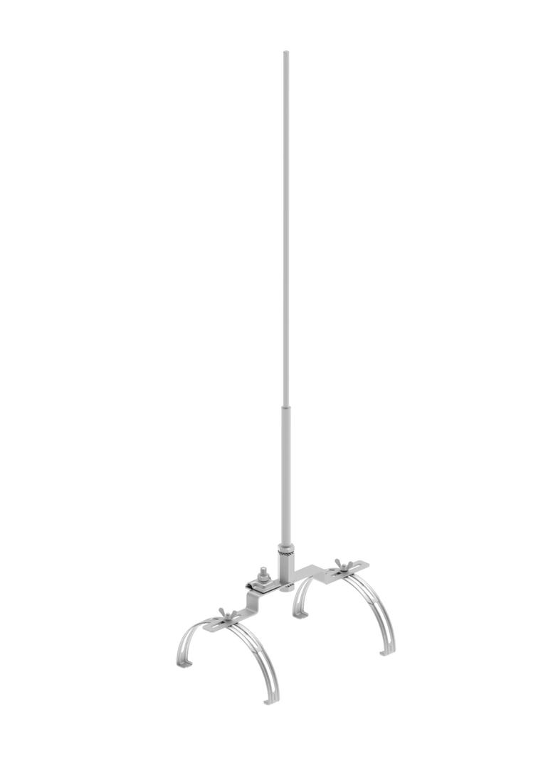 AN-90H/AL/ Iglica na podwójnym uchwycie gąsiora L=1500 mm /AL/