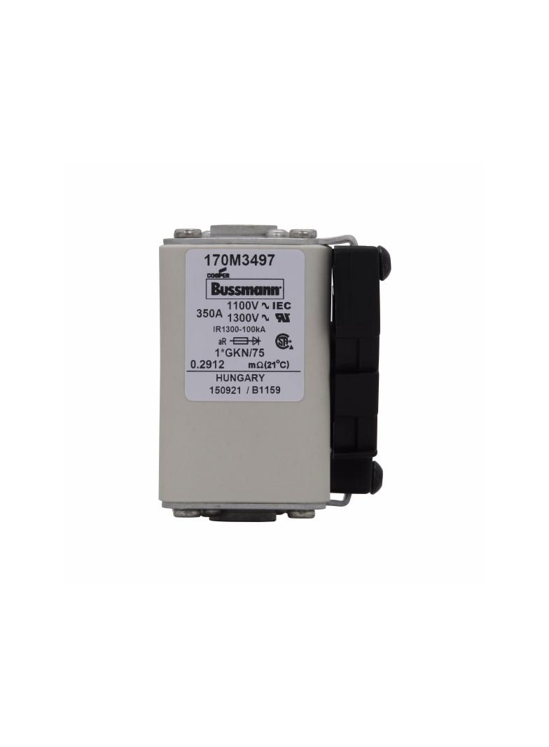 FUSE 350A 1100V 1*GKN/75 AR CU Wkładka szybka 350A AC 1250V rozmiar 1 45x59x81 mm aR 170M3497 EATON