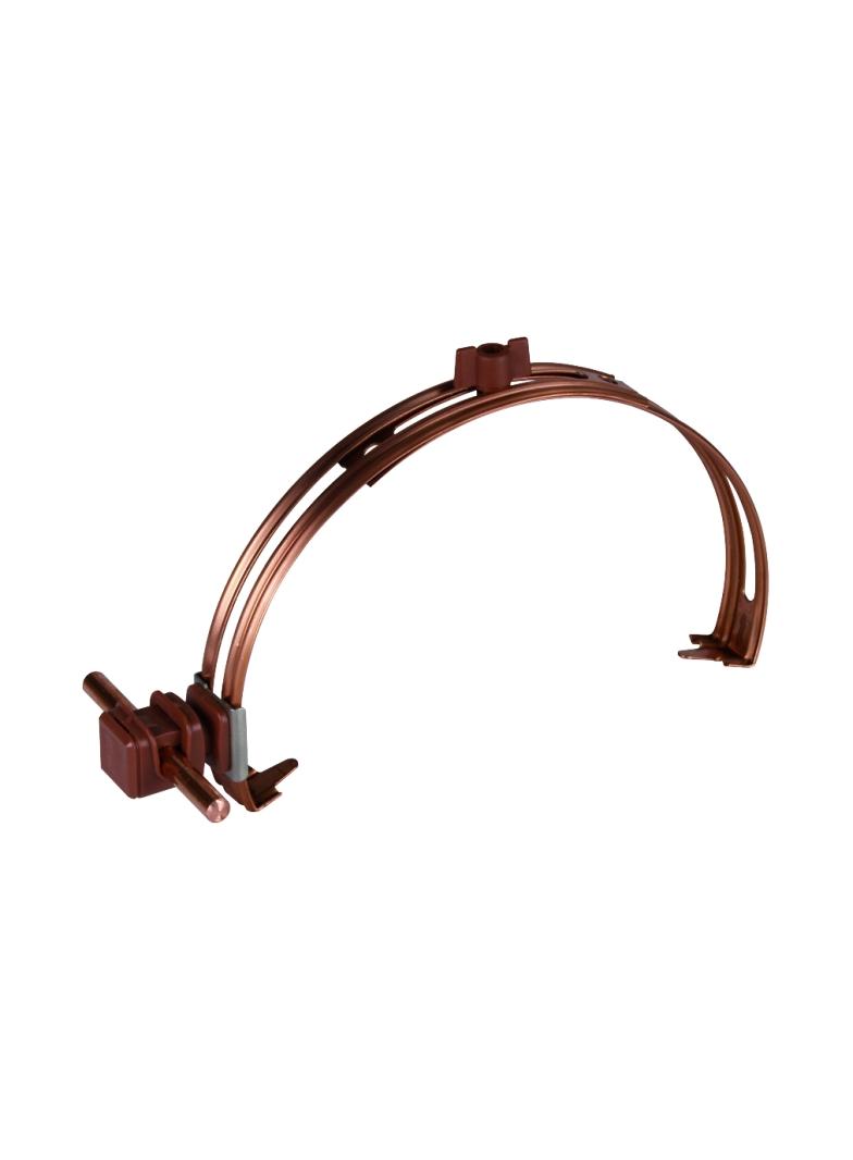 Wspornik dachowy wys. 16 mm, stal nierdzewna NIRO miedziowany, NIRO/gal Cu/tworzywo, brązowy