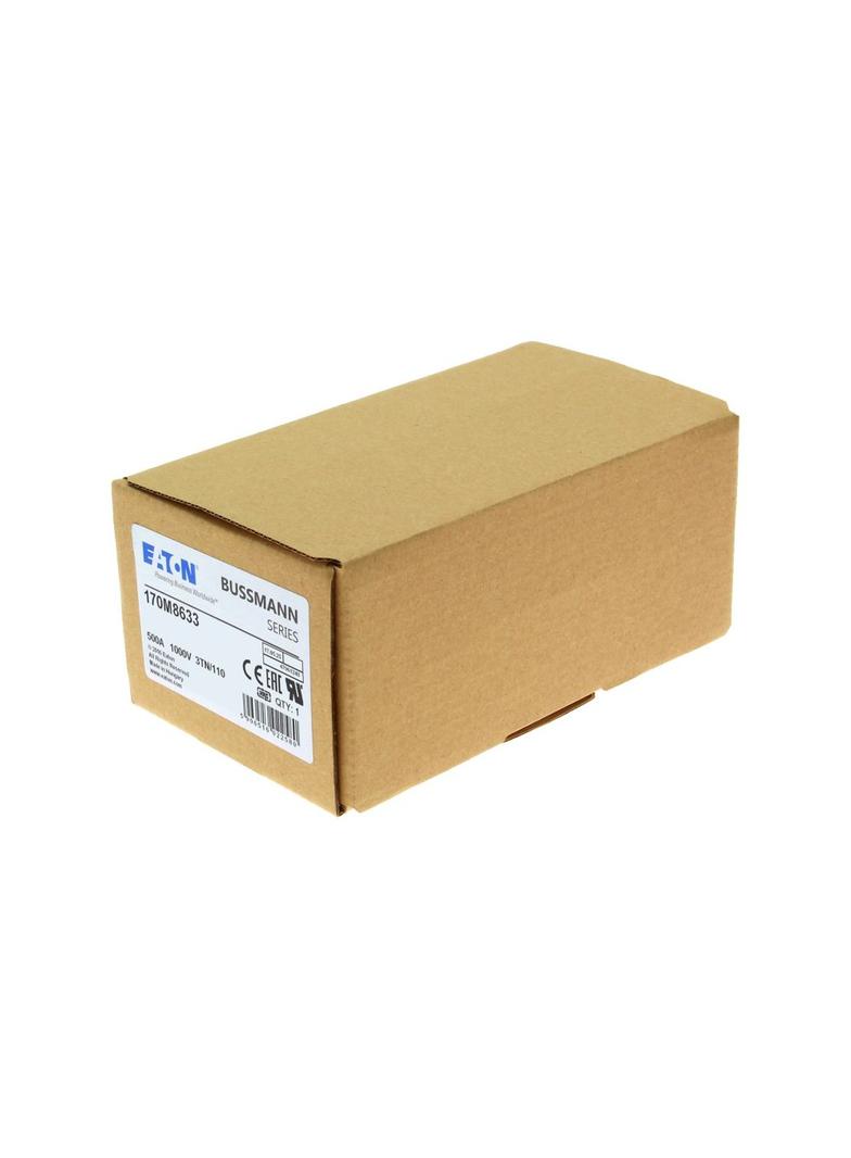 500A 1000V 3TN/110 aR INDICATOR FUSE Wkładka szybka 500A AC 1000V DIN 3 74x90x139 mm aR, 170M8633 EA