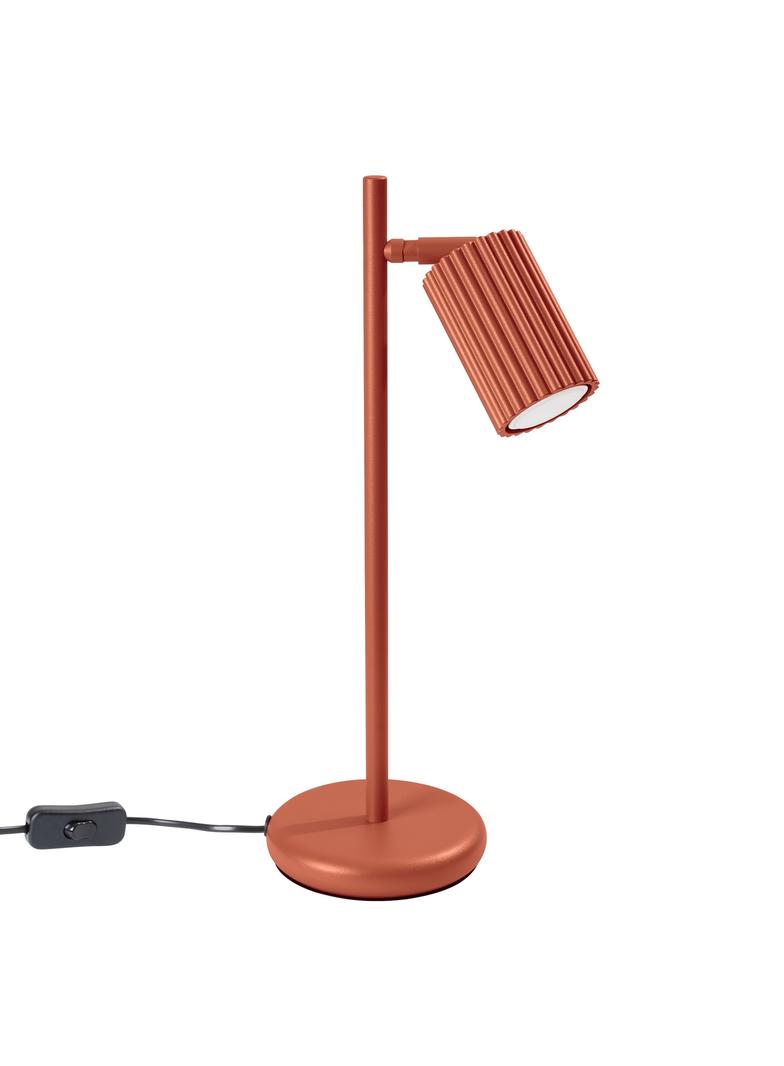 Sollux Lampa biurkowa KARBON ochra czerwona SL.1643