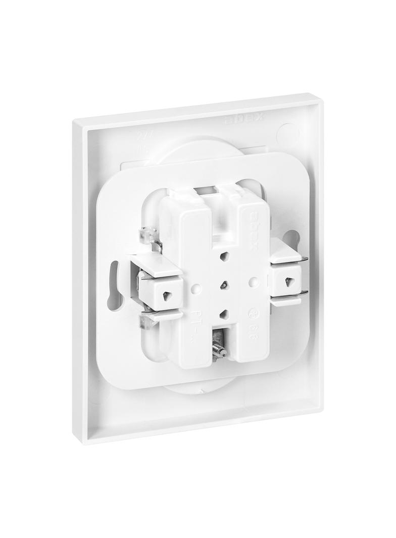 Gniazdo podwójne podtynkowe 2x2P+Z Malta, 16A, 250V, PT-6M, biały FMS-106/W ORNO