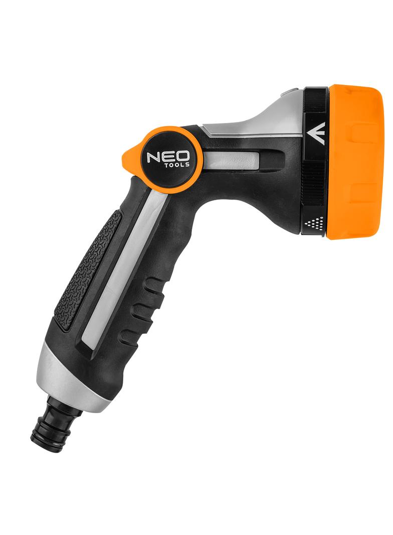 Zraszacz wielofunkcyjny, 5 funkcji, z płynną regulacj, metalowa tarcza