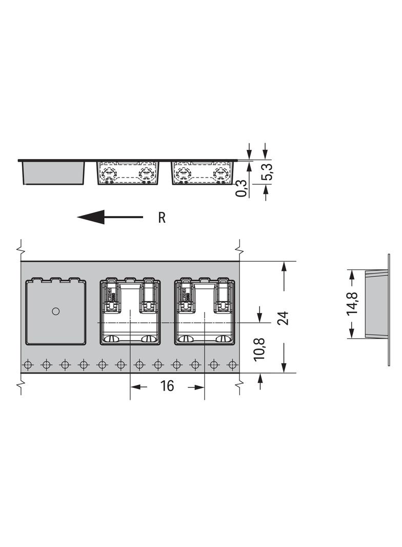 złączka SMD do płytek drukowanych