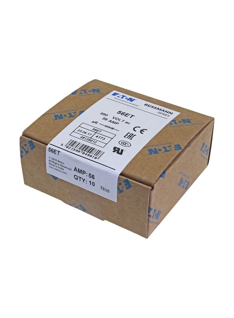 56AMP 690V IEC AC BS88 HIGH SPEED FUSE Wkładka szybka 56A AC 690V DC 500V BS88 19x77 mm a 56ET EATON