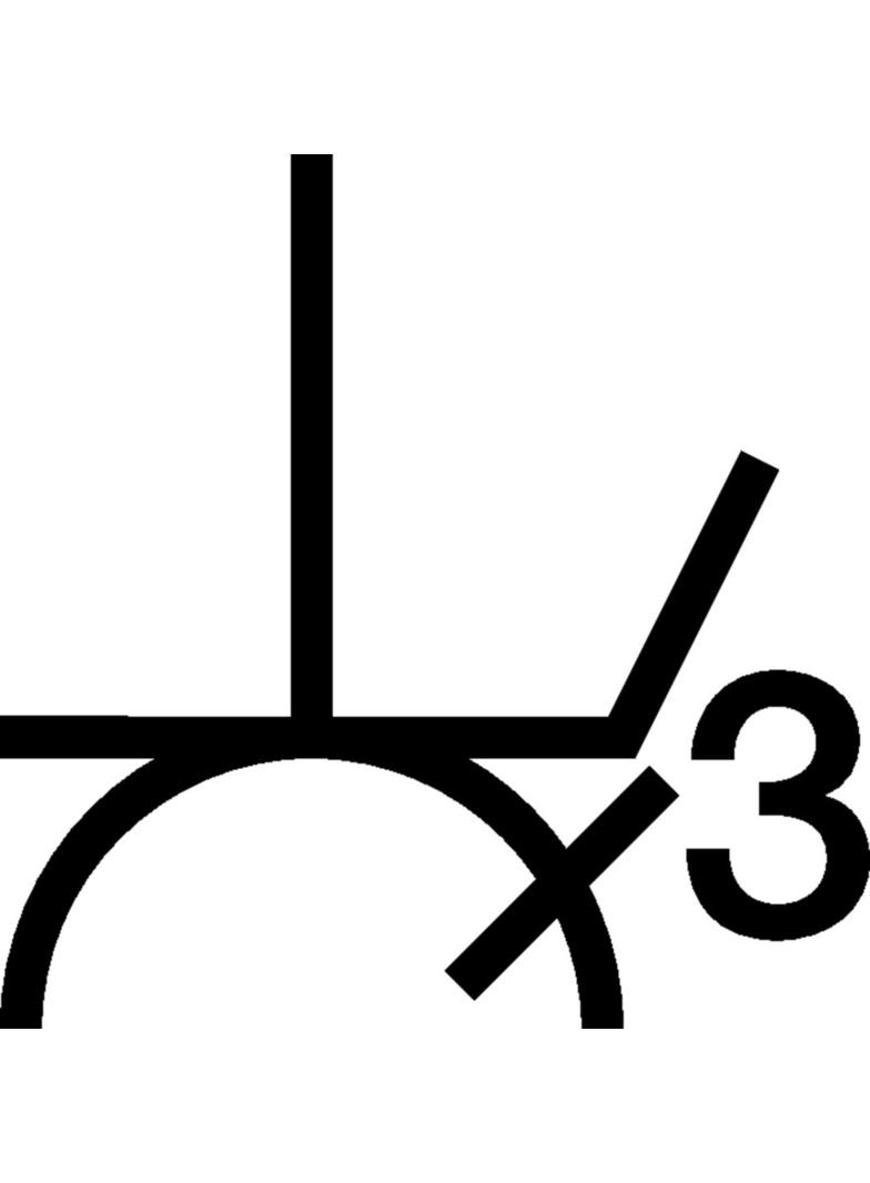 W.1 Gniazdo potrójne natynkowe hermetyczne z/u poziome IP55 biały Berker 6768833512 WNC123B HAGER
