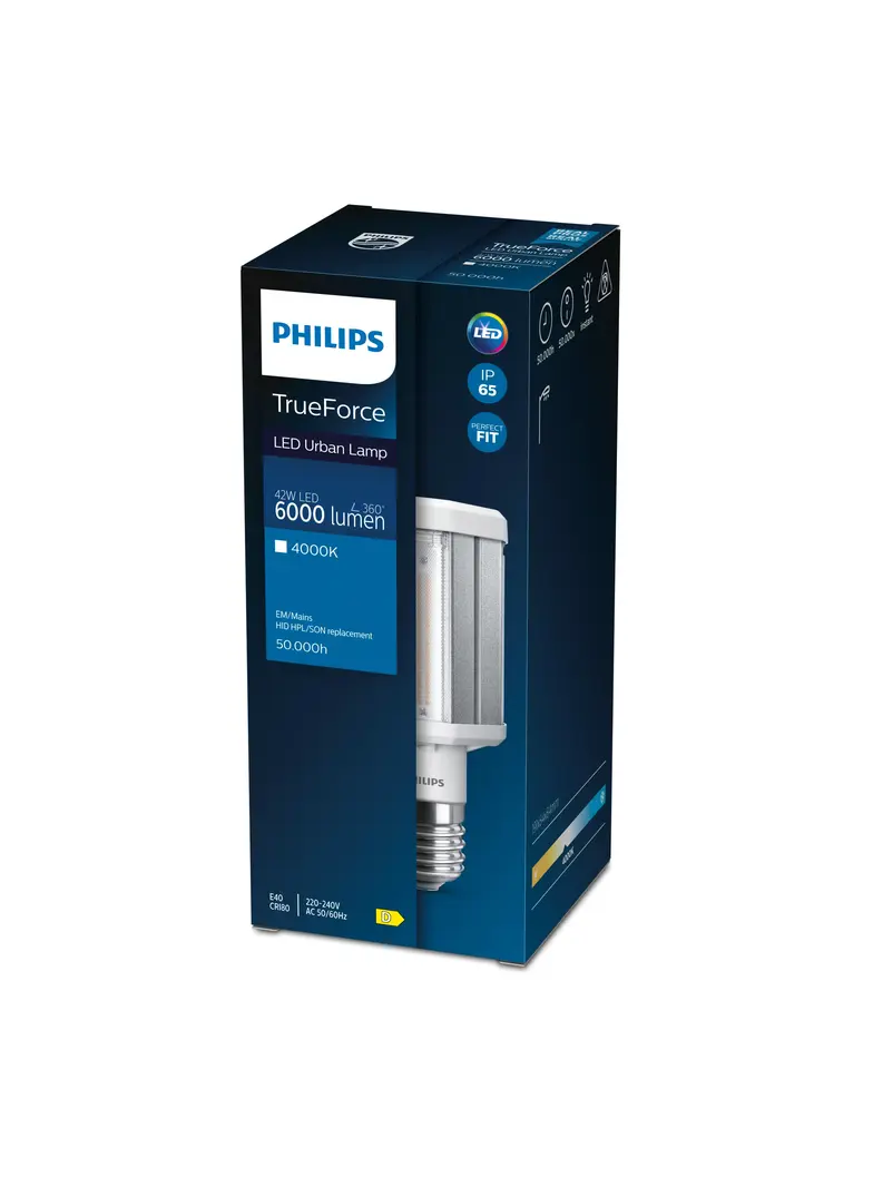 Żarówka LED 21W=50W 3000lm 4000K barwa neutralna TForce LED HPL 30-21W E27 840 5 lat gw. 9,29002E+11 PHILIPS