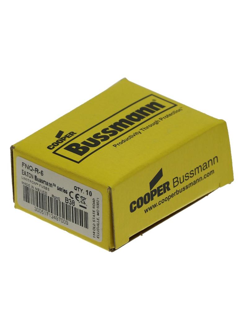 CLASS CC TIME DELAY 6A 600VAC klasa CC zwłoczna FNQ-R-6 EATON