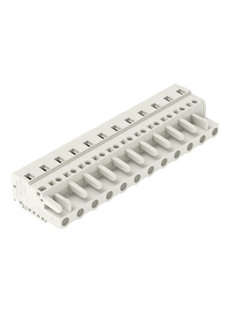 Gniazdo MCS‑MIDI Classic 12‑biegunowe jasnoszare raster 7,5mm 721‑212/026‑000 /25szt./ WAGO