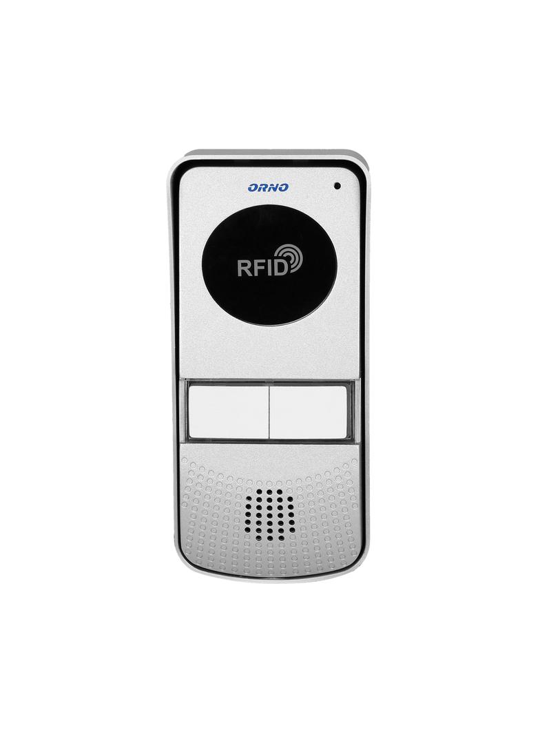 Zestaw domofonowy 2-rodzinny z interkomem natynkowy z czytnikiem breloków MIZAR MULTI OR-DOM-AT-930/