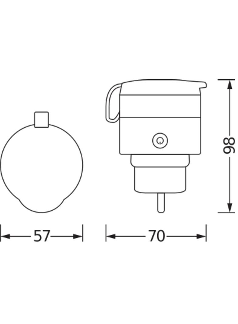 Gniazdko SMART+ ZB COMPACT OUTDOOR PLUG EU