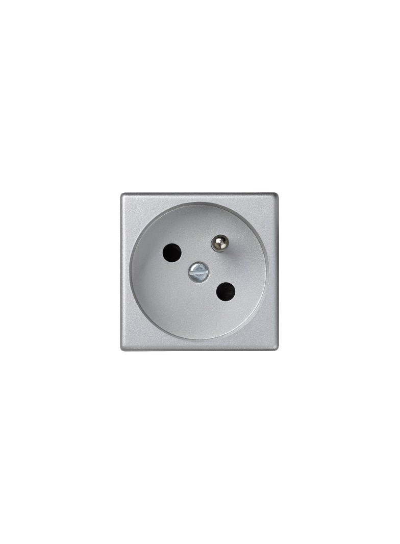 Simon Connect Gniazdo K45 z uziemieniem 16A/230V szybkozłączki aluminium K22/8 KONTAKT