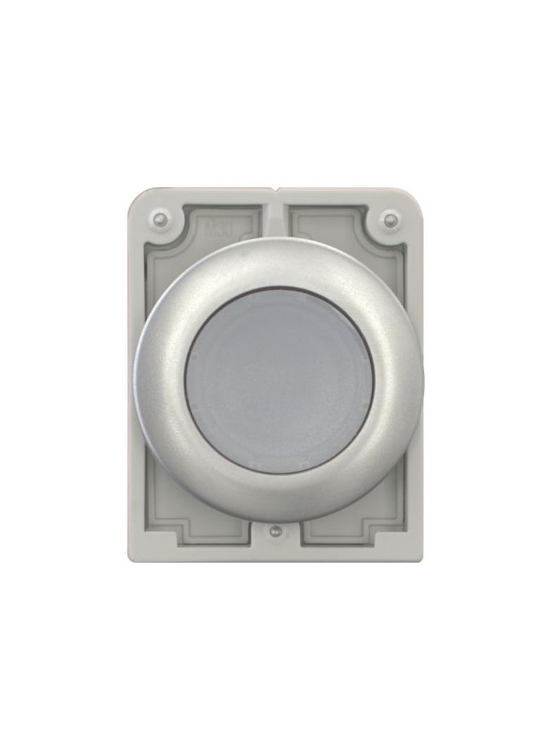 M30C-FDRL-W Przycisk podświetlany 30mm płaski bez samopowrotu biały 182950 EATON
