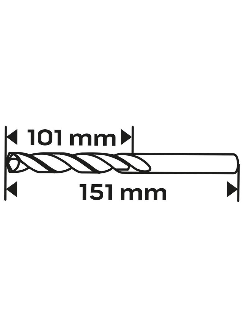 Wiertło do metalu HSS-TiN, 12.0 mm