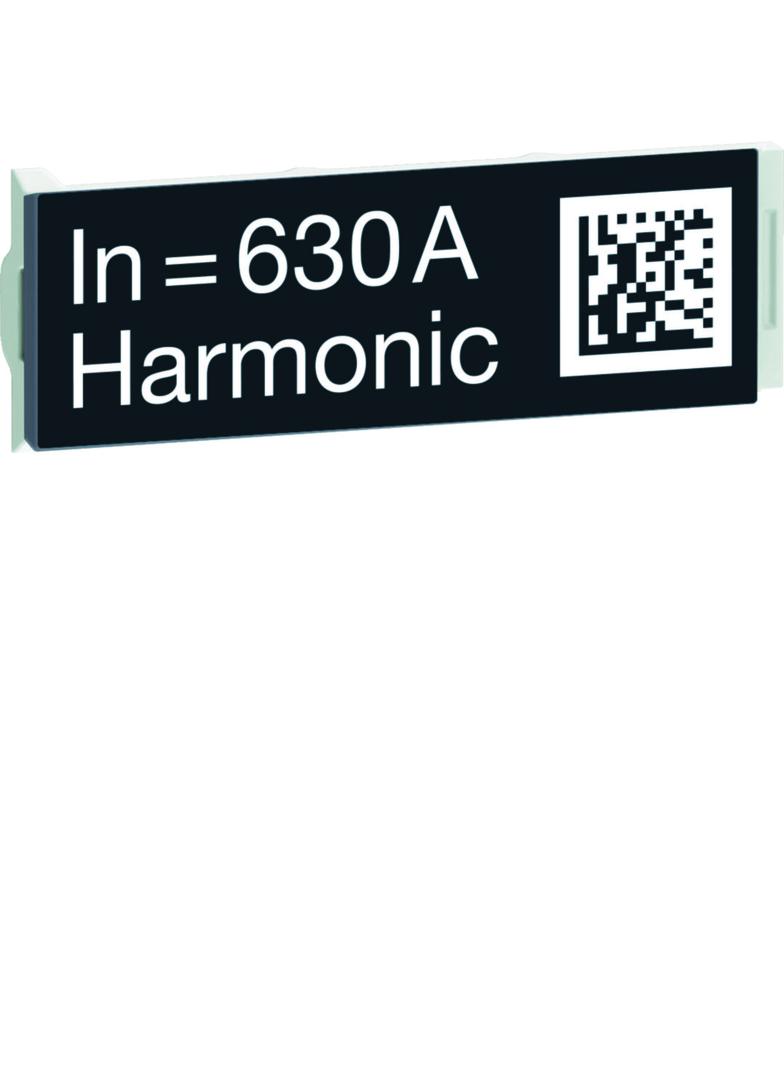 ACB HW2/4 Wtyczka z oznaczeniem znamionowym wyłącznika 630A Harmonic