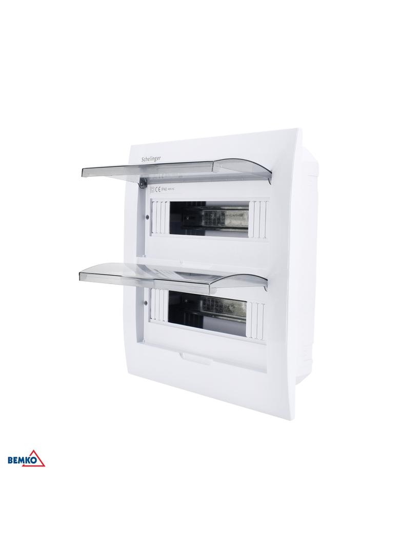 ROZDZIELNICA PODTYNKOWA IP40 ZACISKI 24N+24PE 2x12P