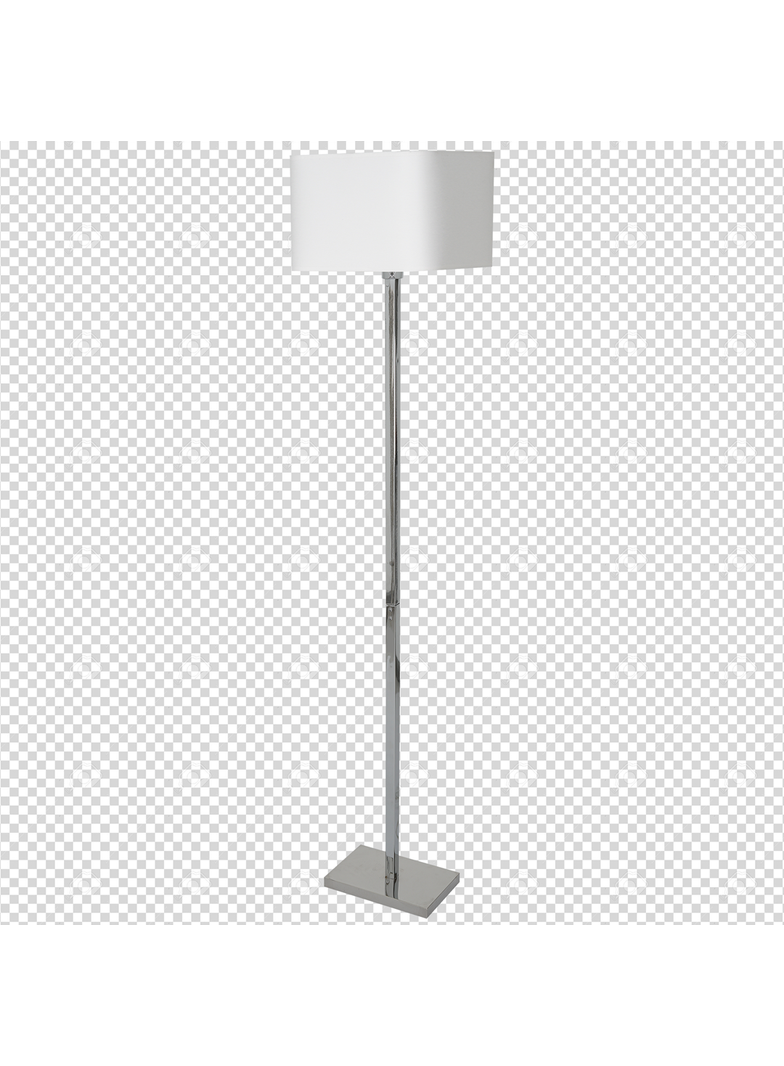 Milagro lampa podłogowa Napoli E27 biały/chrom 150cm ML6364