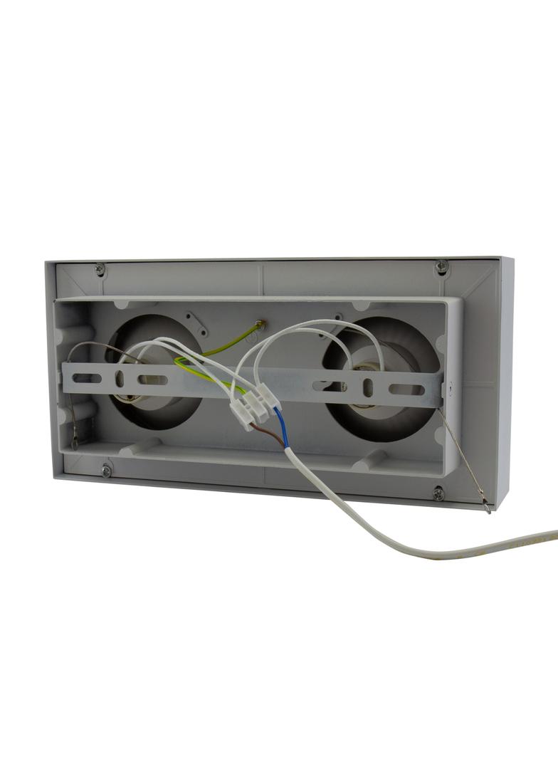 MIRORA AR111 X2 NATYNKOWA GU10 250V IP20 293X145X 85mm BIAŁY prostokątna ruchoma