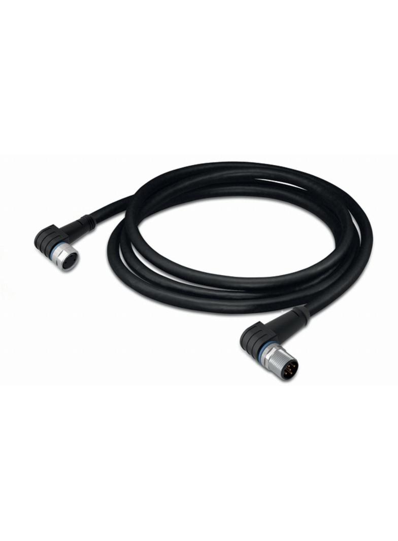 przewód do czujników/el.wykonawczych gniazdo kątoweM8/wtyczka prostaM12 1