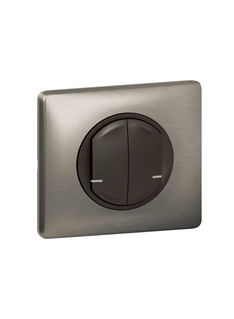 CELIANE WITH NETATMO - ŁĄCZNIK BEZPRZEWODOWY OŚWIETLENIA I GNIAZD ŚWIECZNIKOWY GRAFITOWY, Legrand