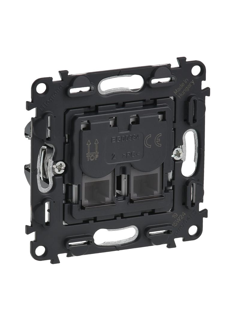 VALENA ALLURE - GNIAZDO PODWÓJNE 2XRJ11, Legrand