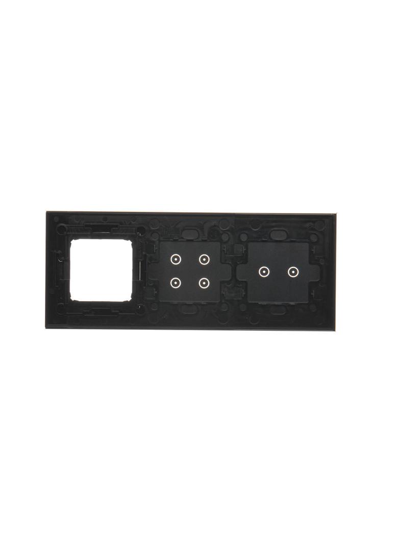 Simon 54 Touch Panel dotykowy S54 Touch 3 moduły 2 pola dotykowe poziome + 4 pola dotykowe + 1 otwór na osprzęt S54 zastygła lawa DSTR3240/73 KONTAKT