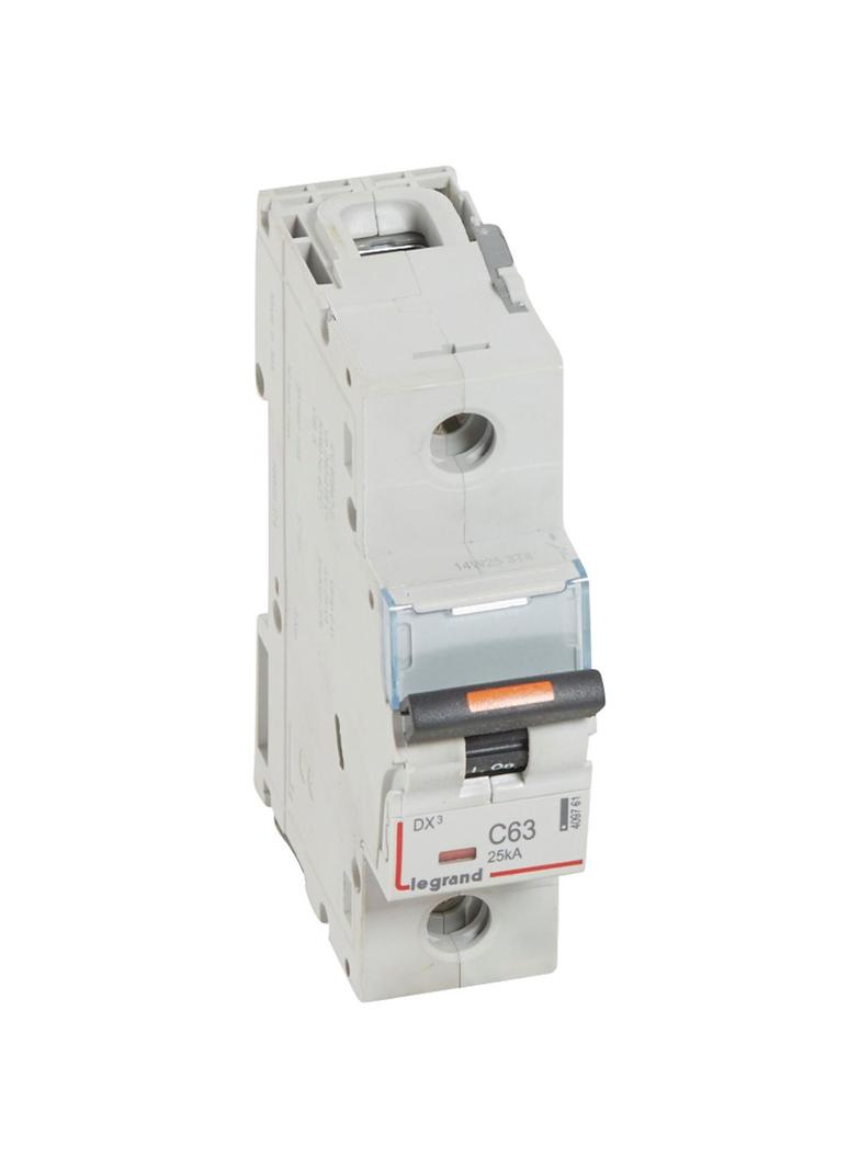 Wyłącznik Nadprądowy S321 C63 1P 63A 25Ka DX3 409761 LEGRAND