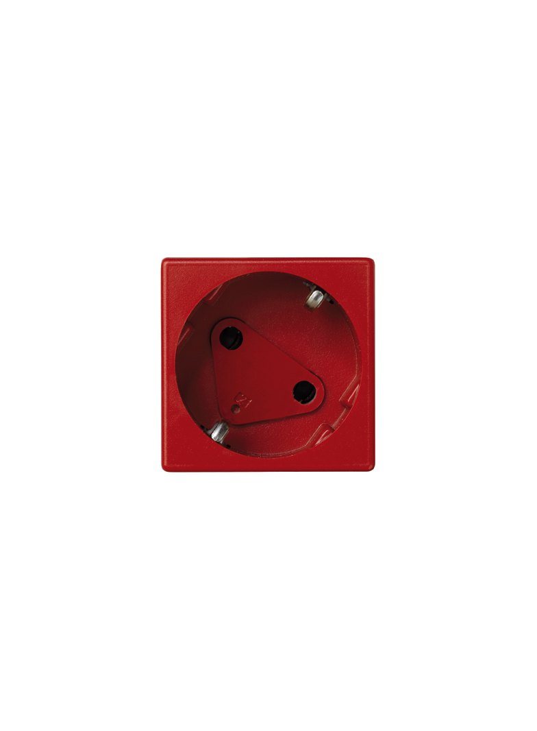 Simon Connect Gniazdo K45 DATA z kluczem schuko 16A/230V szybkozłączki czerwony KS11/6 KONTAKT