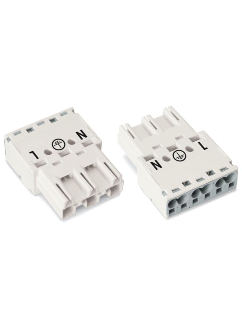 WINSTA wtyk 3-torowy biały