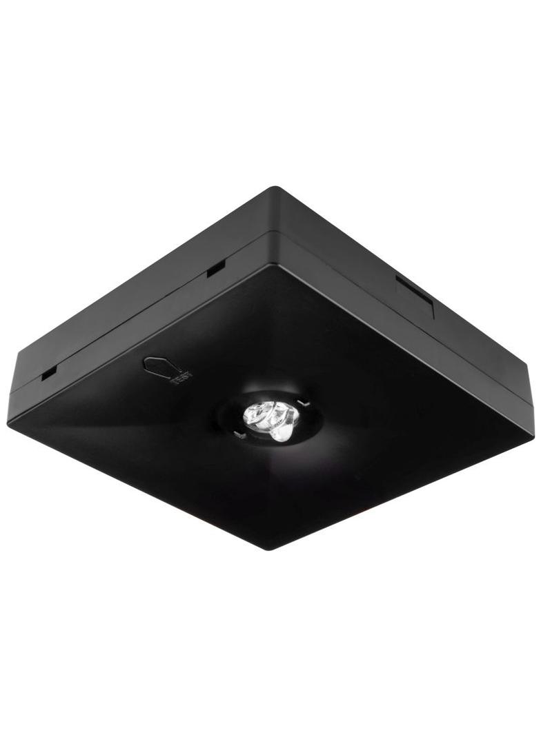Oprawa sieciowo-awaryjna natynkowa STARLET QUAD LED SCH 250 SA 3H CT IP20 [BLK] / soczewka korytarzo