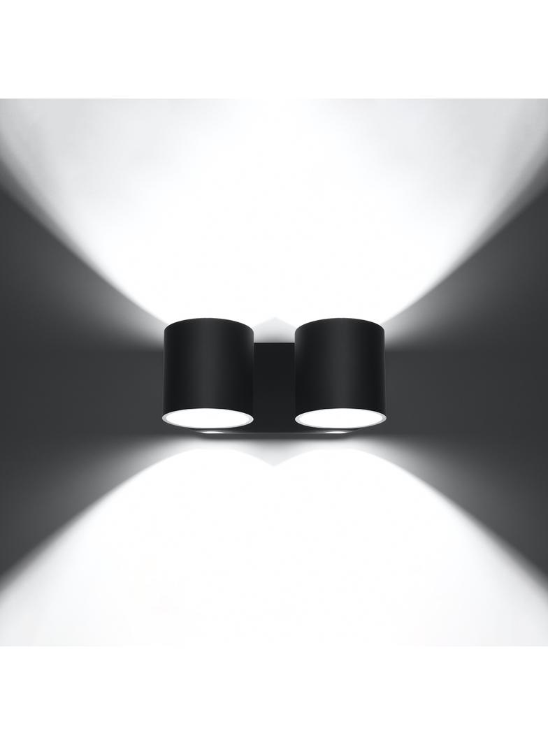 Sollux Kinkiet ORBIS 2 czarny SL.0660