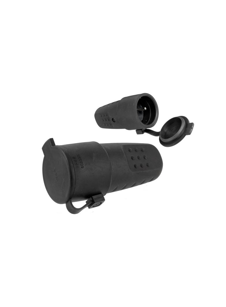 Gniazdo gumowe przenośne 250V/16A, IP44  LUX