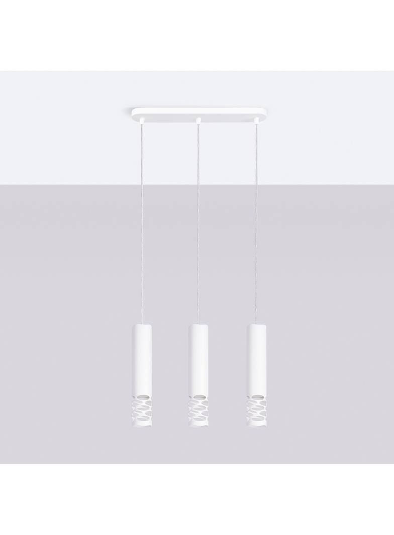 Sollux Lampa wisząca LIRO 3L biały