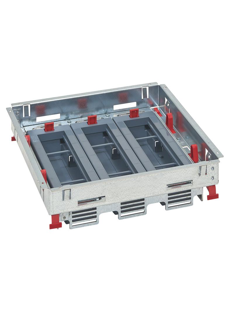 PUSZKA PODŁOGOWA STANDARDOWA POZIOMA REGULOWANA 24(3X8)M, Legrand