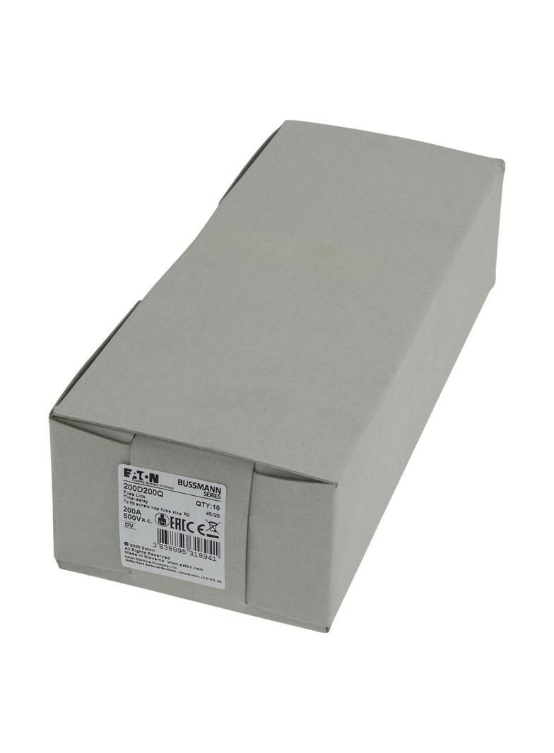 FUSE 200A DV 500V TYPE DZ Wkładka DV 200A DZ 500VAC E200 200D200Q EATON