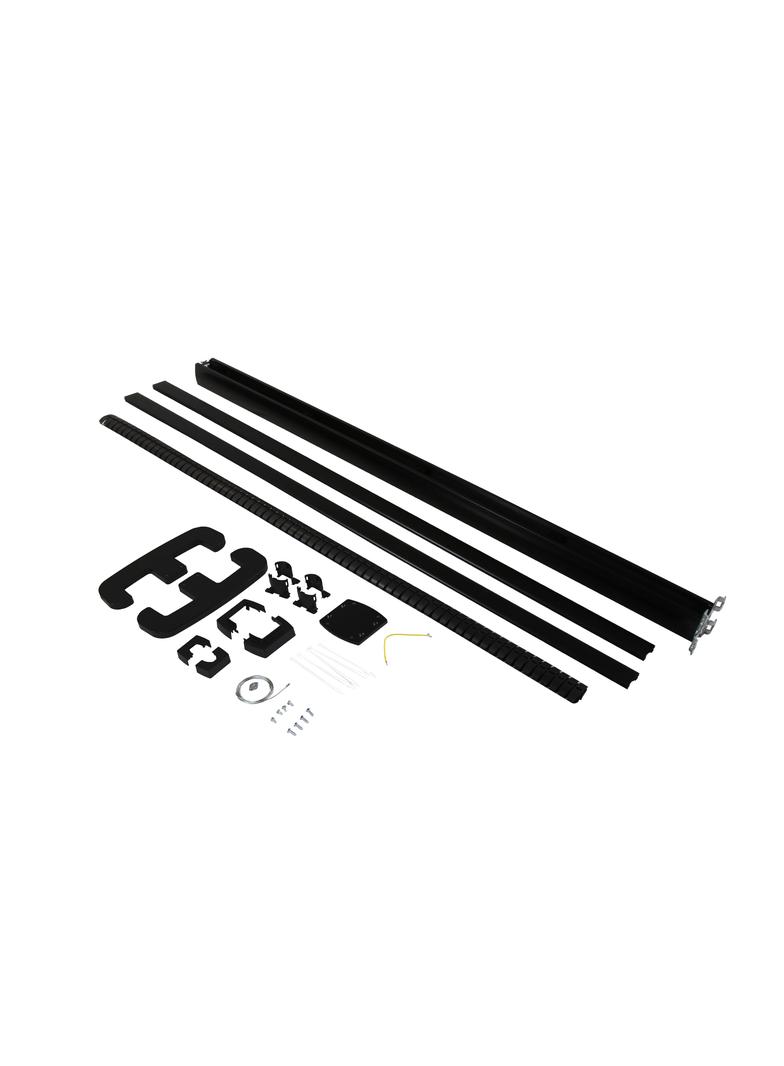 Kolumna ruchoma 1-komorowa dwustronna 2m, czarna, Legrand