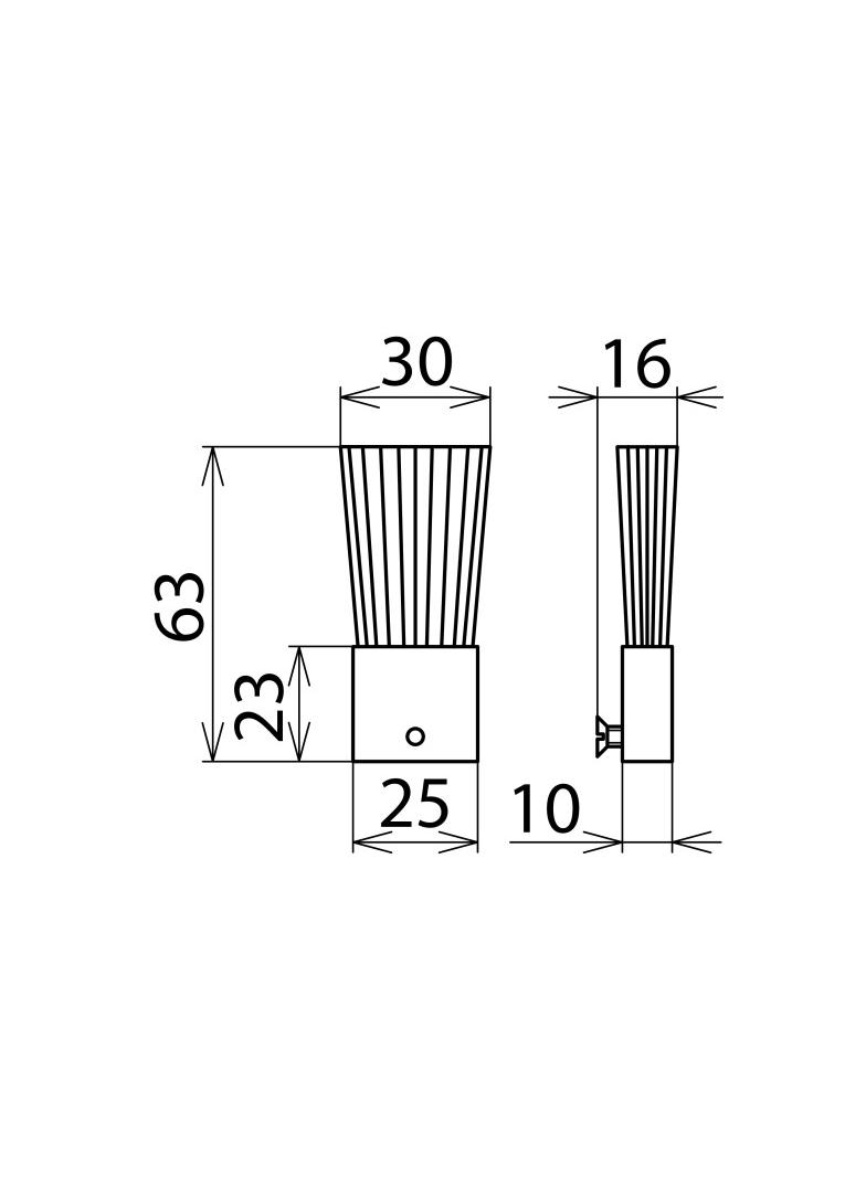 Pędzel zapasowy do dysz 40 mm (3 szt.)