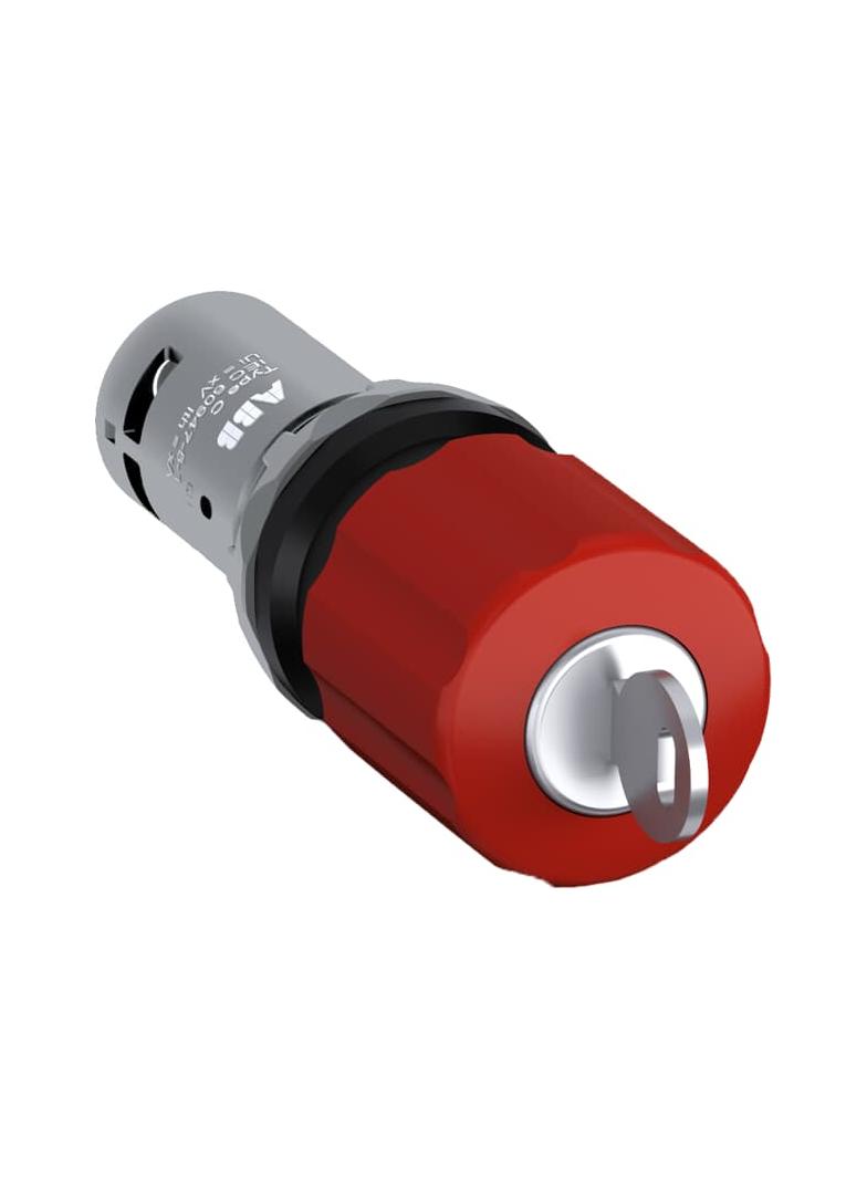 Przycisk bezpieczeństwa kluczykowy czerwony 1NO1NC CE3K1-10R-11