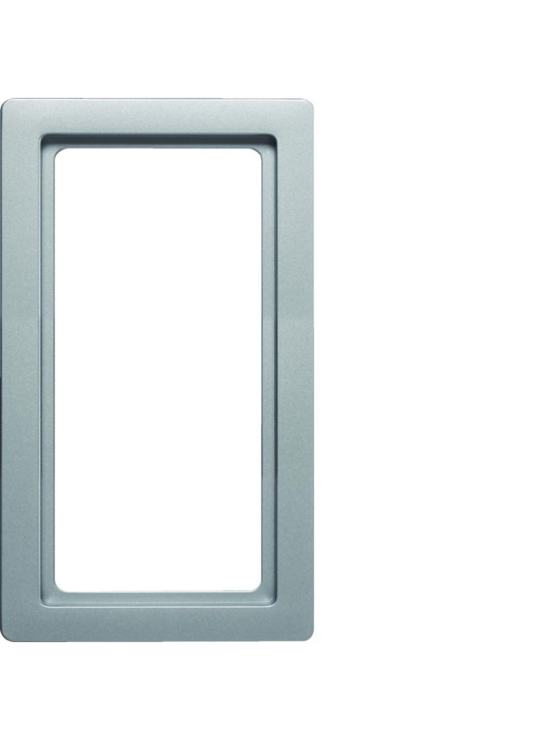 BERKER Q.1 Ramka z dużym wycięciem aluminium aksamit lakierowana 13096084 HAGER