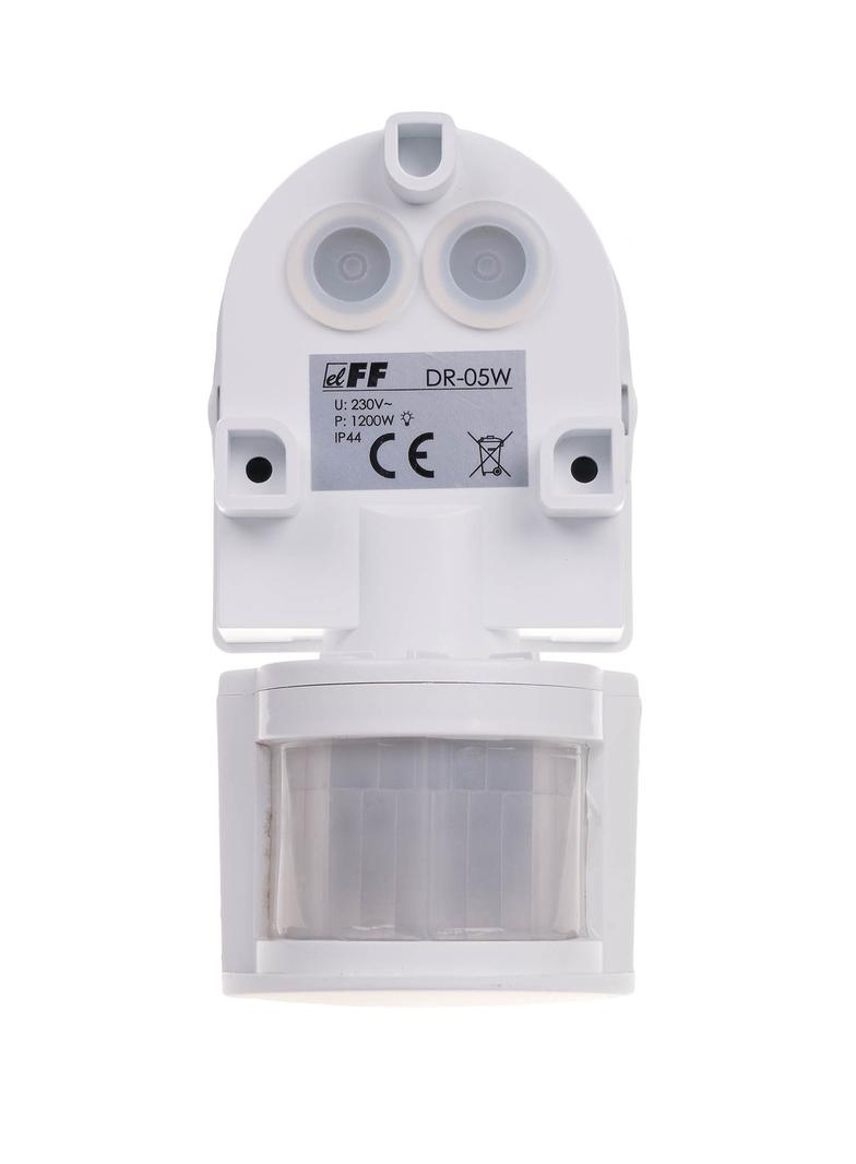 Detektor ruchu DR-05 biały 180st 230V AC DR-05W F&F